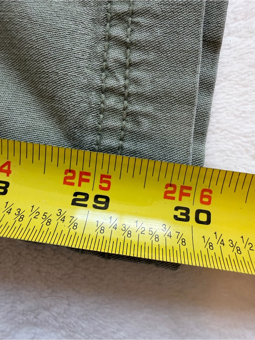 American Eagle Olive Green Super High Ruse Baggy Wide-Leg Cargo Pants - Picture 12 of 12